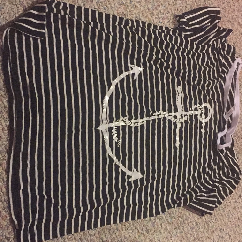 Anchor striped shirt